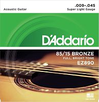 D'ADDARIO EZ890 SET ACOUS GTR 85/15 SUP LITE