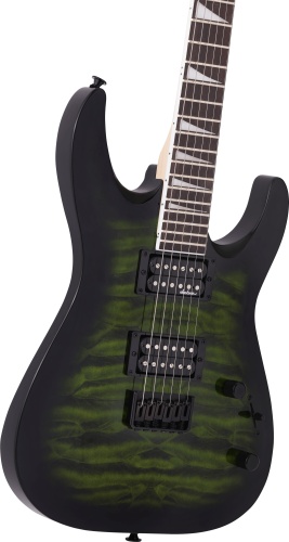 JACKSON JS32Q Dinky DKA HT Transparent Green Burst фото 3